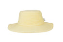 Terry Towelling <BR> Wide Brim Bucket Hat<BR> Butter