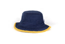 Navy + Yellow Narrow Brim