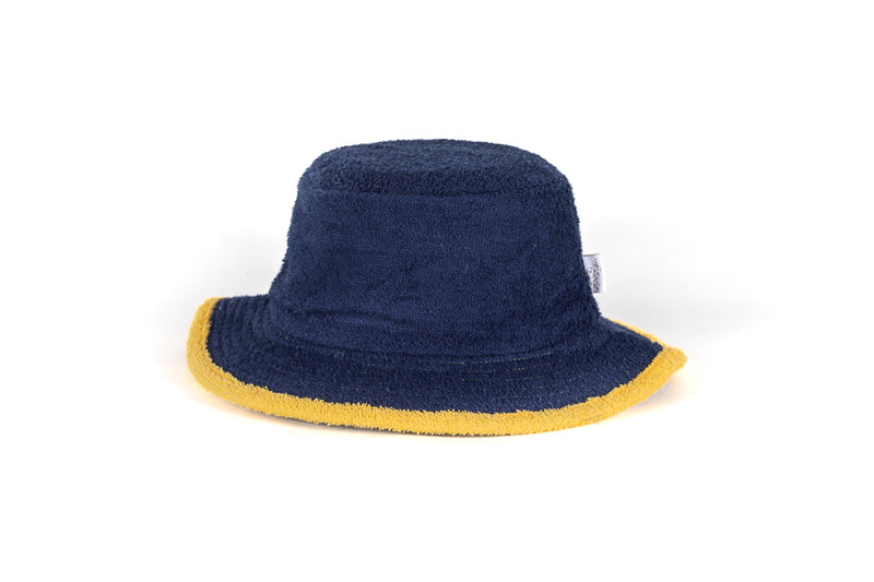 Navy + Yellow Narrow Brim