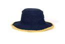 Navy + Yellow Wide Brim